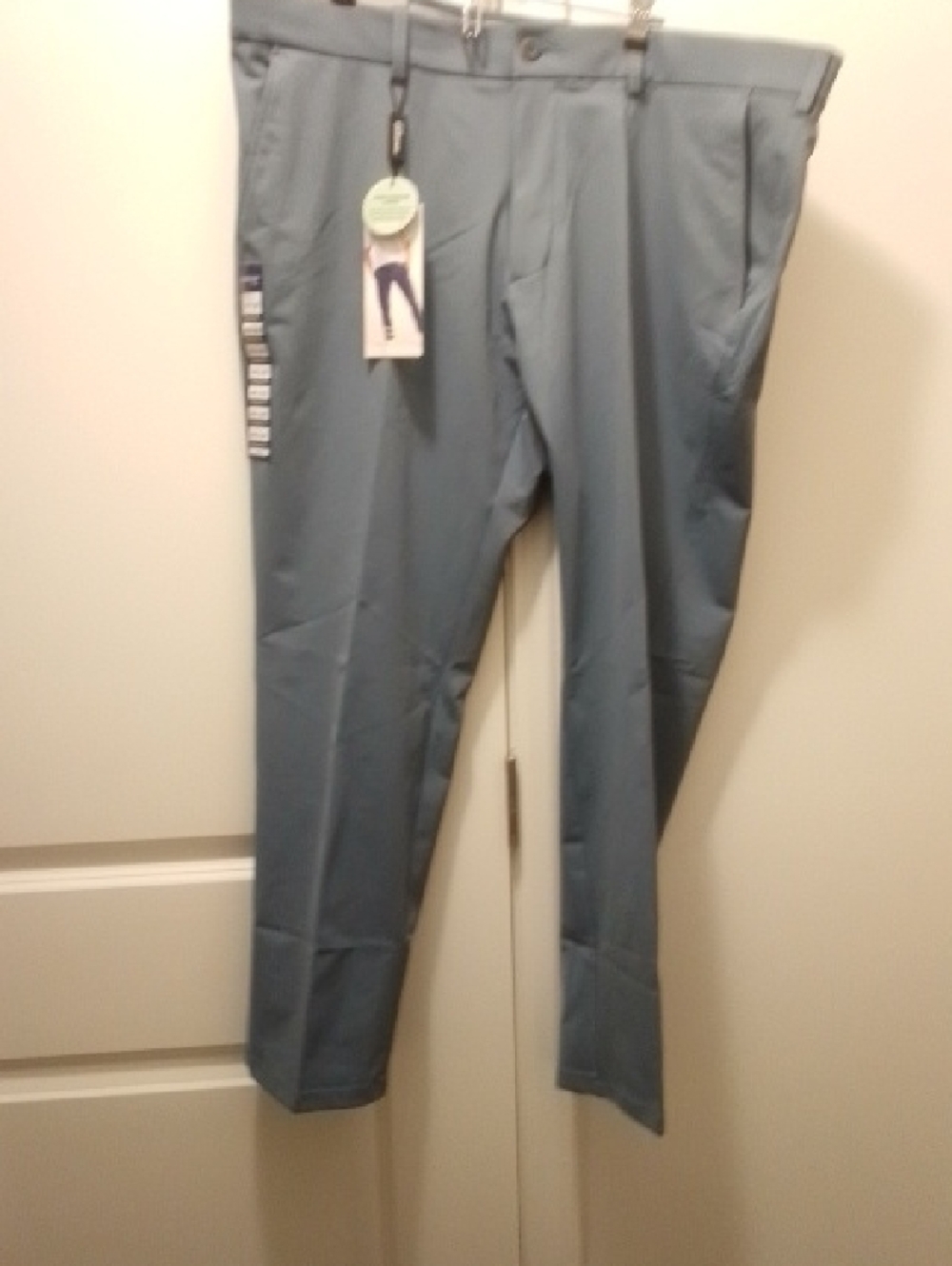 Haggar Men's Chinos in Slate Blue